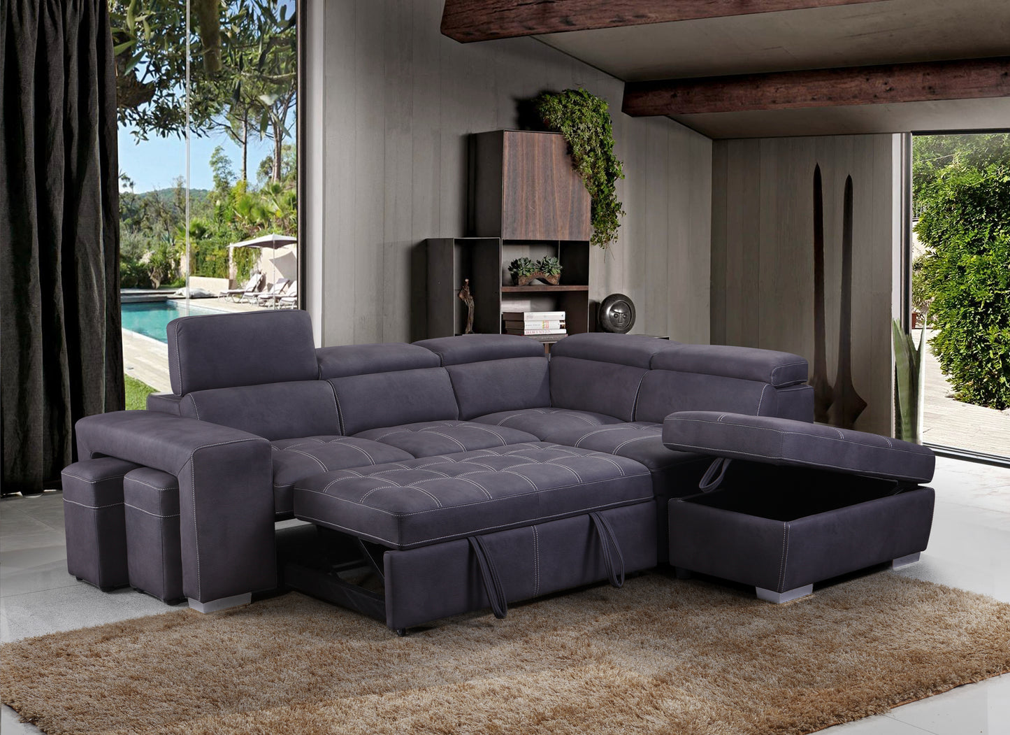 POSITANO SOFABED RHS