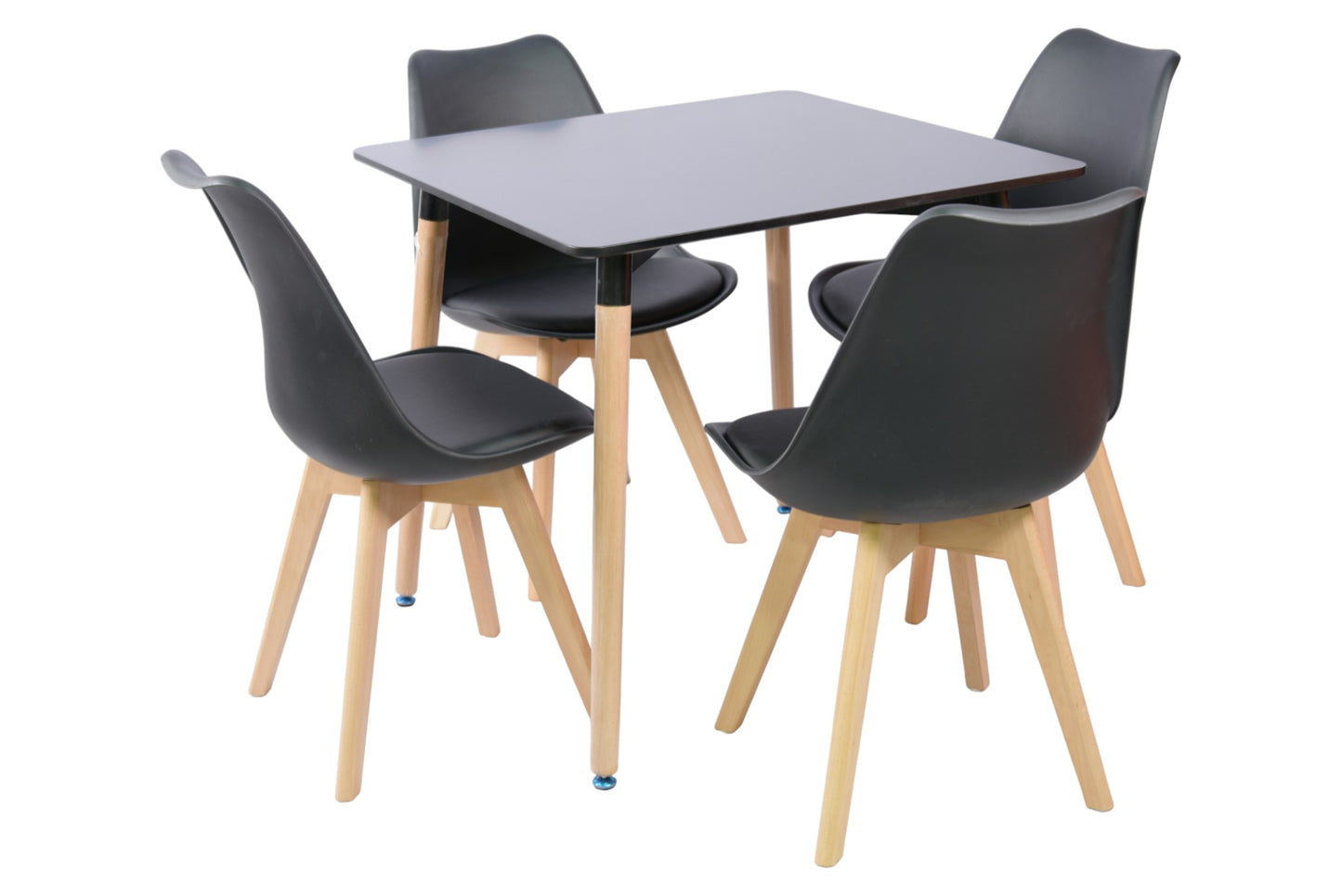 ADRIAN SQUARE MOON SET COIN REPAS NOIR