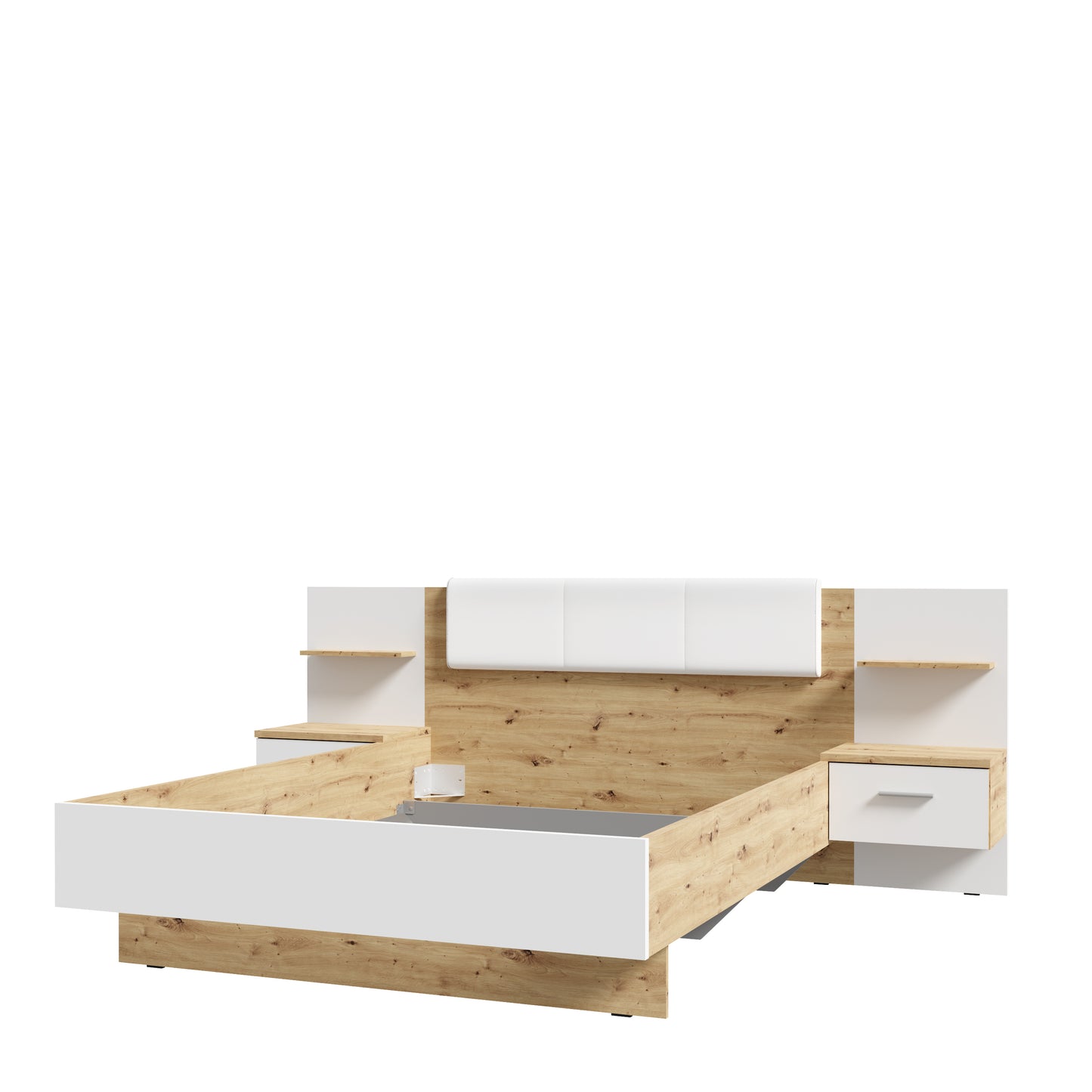 GINGER KAPAZA BEDFRAME + BEDSIDES QUEEN SIZE