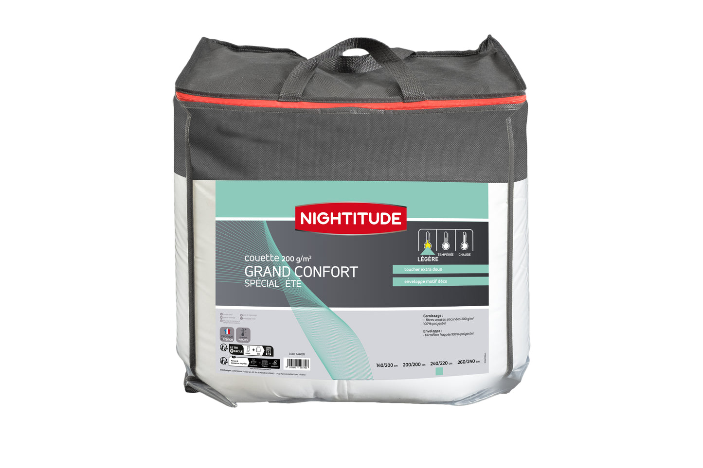 COUETTE NIGHTITUDE GRAND CONFORT SPECIAL ETE LEGERE