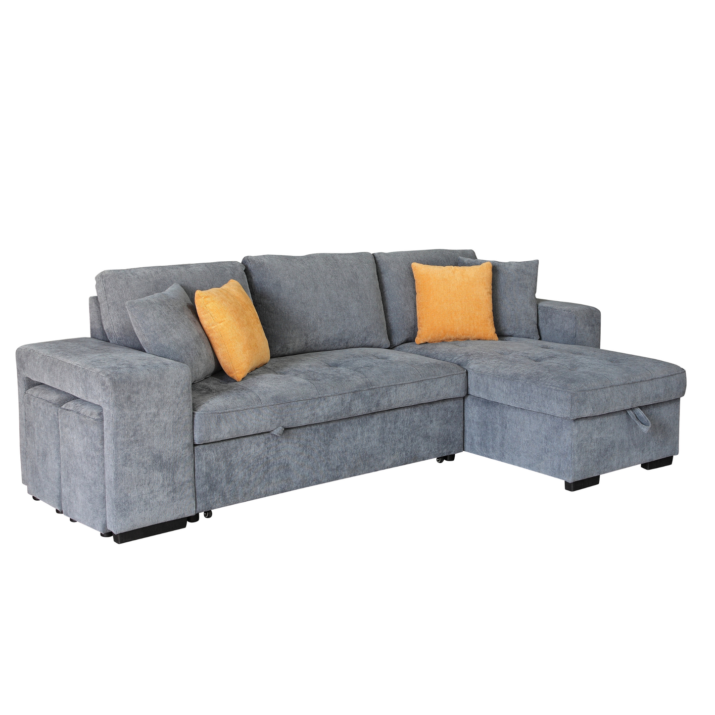 FLORENCE CANAPE ANGLE CONVERTIBLE GRIS