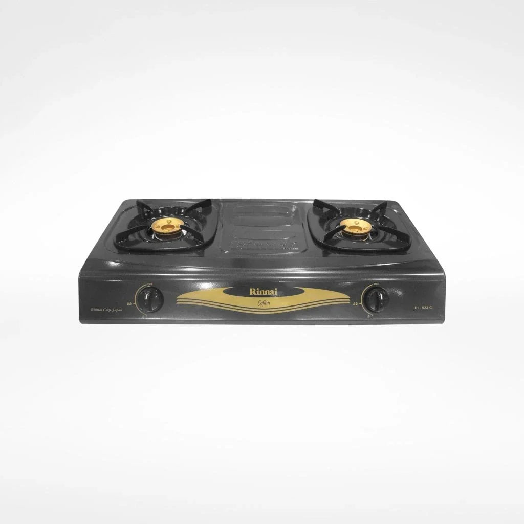 RINNAI GAS STOVE 2 BURNERS PIEZO IGNITION Conforama Maurice