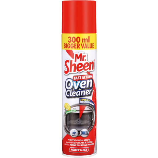 Mr Sheen Oven Cleaner 300ml Super Fast Cleaning