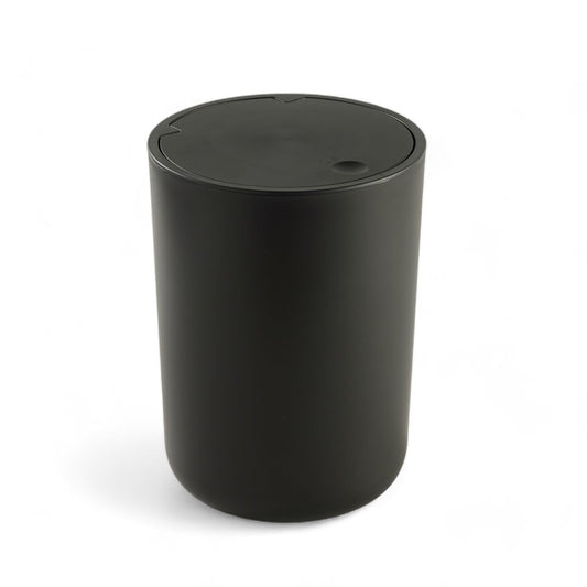 POUBELLE EN PLASTIQUE NOIR