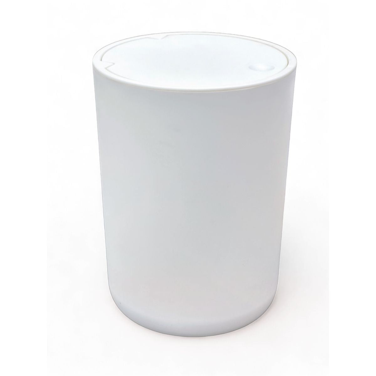 POUBELLE EN PLASTIQUE BLANC