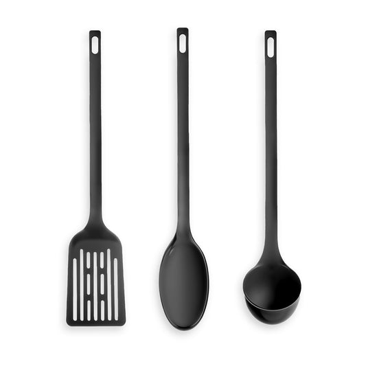 LOT DE 3 USTENSILES DE CUISINE NOIR