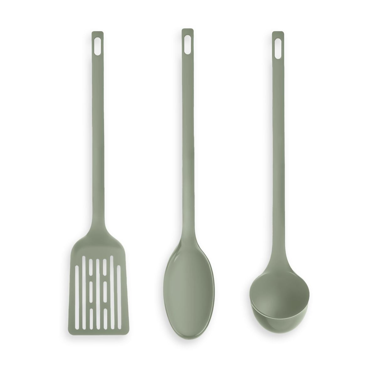 LOT DE 3 USTENSILES DE CUISINE VERT