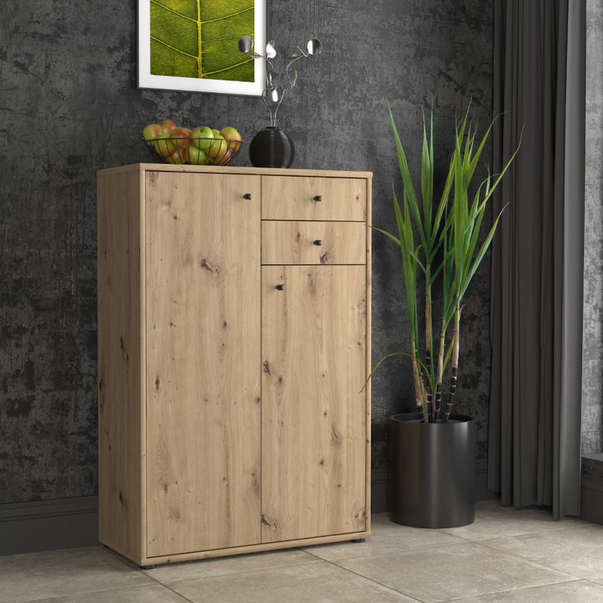TEMPRA CHEST 2DOORS 2DRAWERS