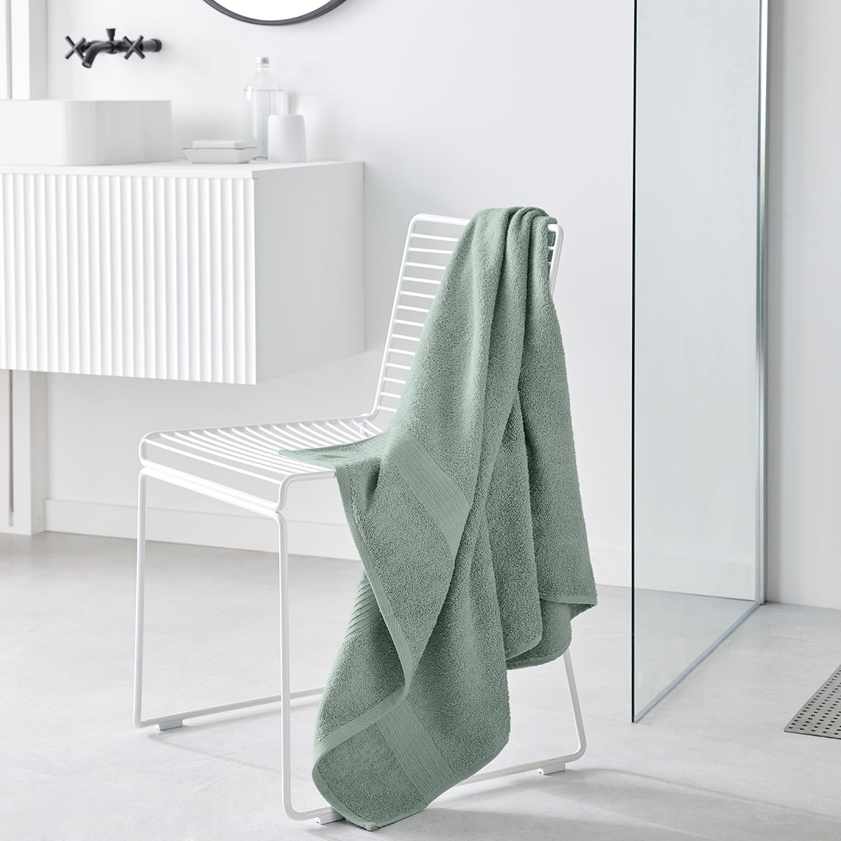 DRAP DE BAIN VERT