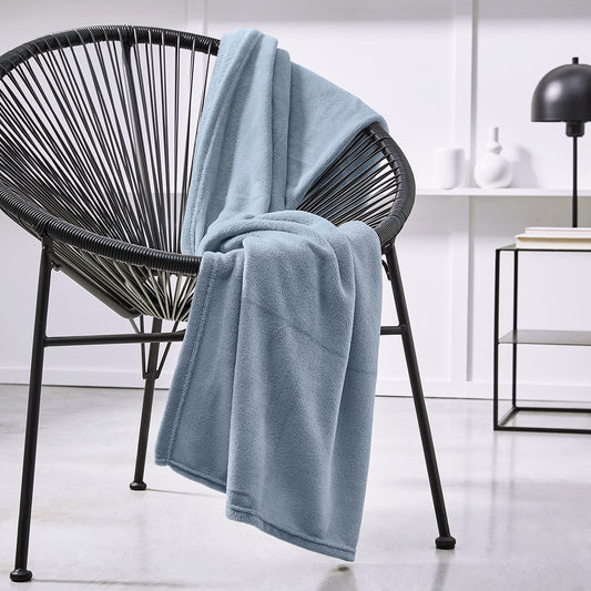PLAID MOELLEUX GRIS