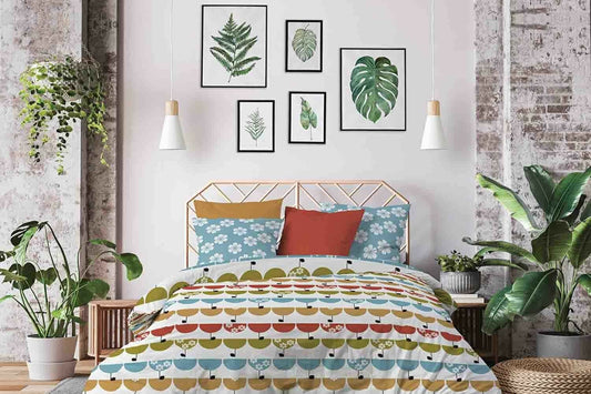 PARURE HOUSSE DE COUETTE  GRANY + 2 TAIES D'OREILLERS