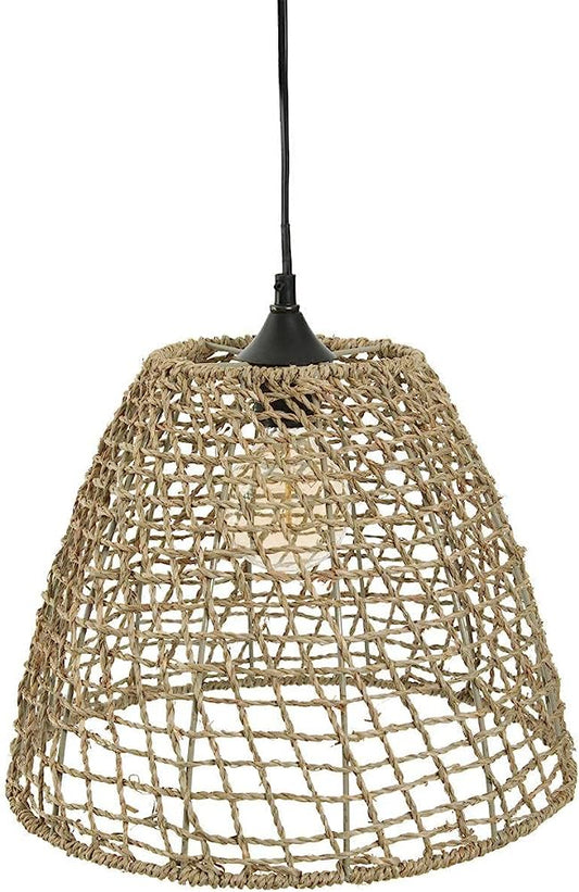 SUSPENSION ATMOSPHERA ROTIN CONE "JADA" NATUREL