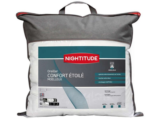 OREILLER NIGHTITUDE CONFORT ETOILE MOELLEUX