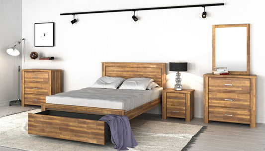 SARA BED QUEEN SIZE W/DRAWER