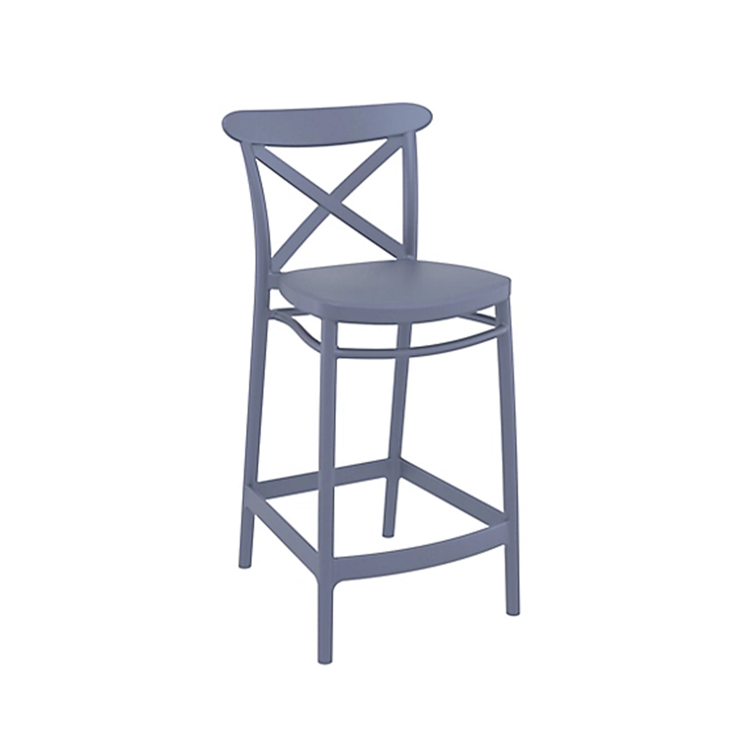 CROSS BACK BARSTOOL