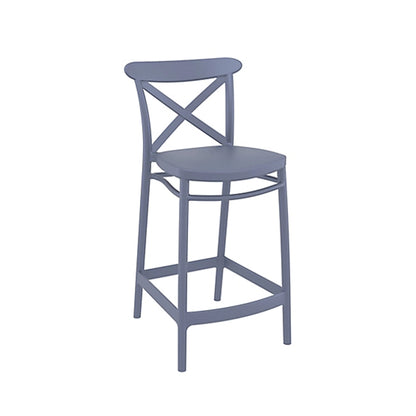 CROSS BACK BARSTOOL
