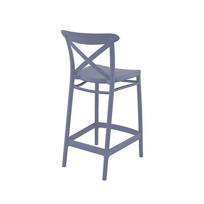 CROSS BACK BARSTOOL