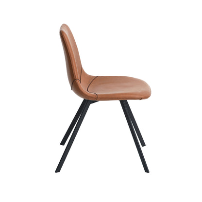 SAXON VINTAGE DINING CHAIR BROWN