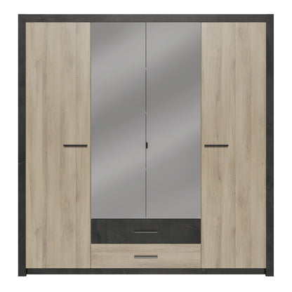 COLORADO ARMOIRE 4PORTES 2TIROIRS