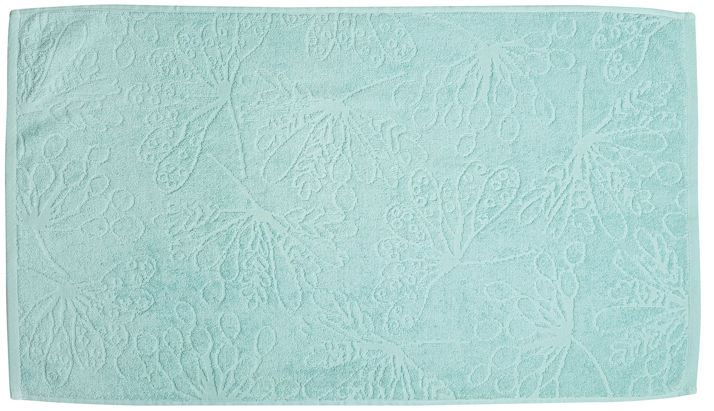 DRAP DE DOUCHE BLEU CLAIR/GRIS