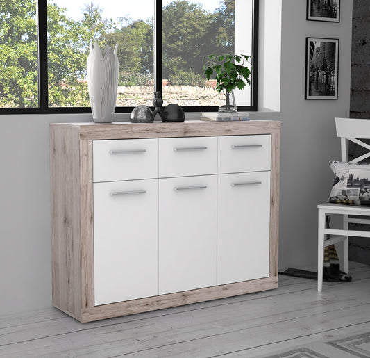 BACCIO CHEST 3 DOORS 3 DRAWERS