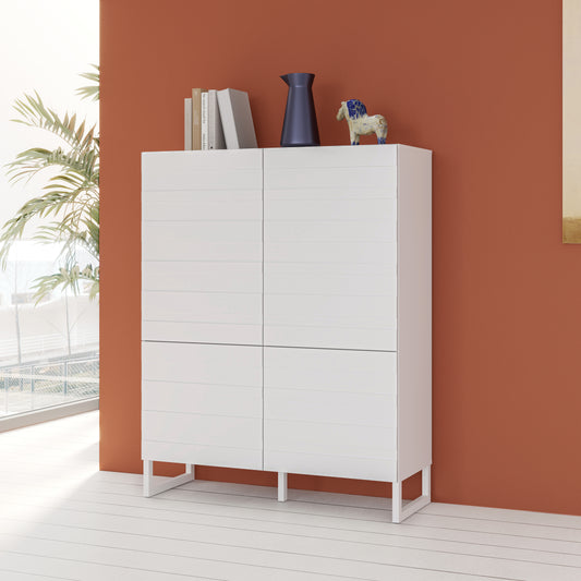 BRETANIA MEUBLE HAUT 4 PORTES