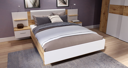 GINGER KAPAZA BEDFRAME + BEDSIDES QUEEN SIZE