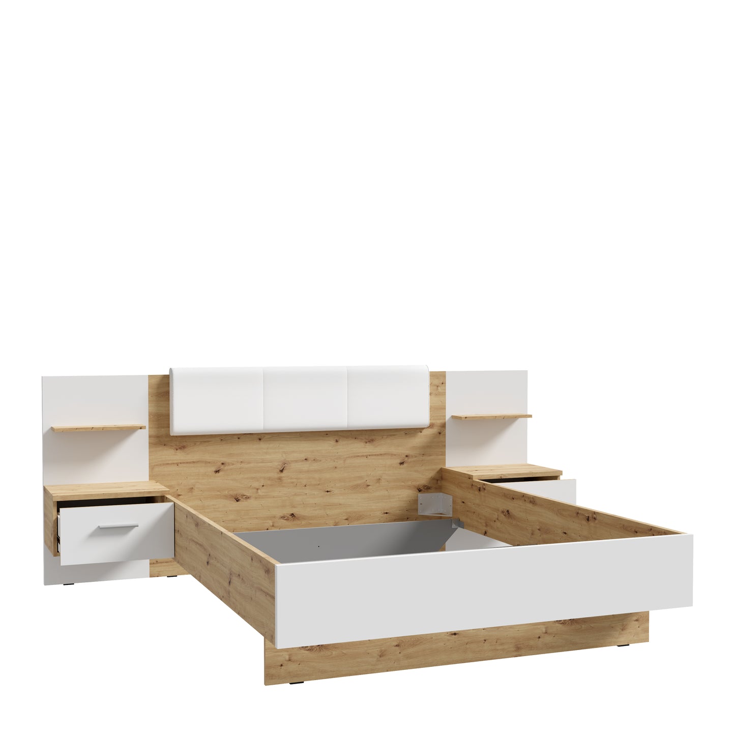 GINGER KAPAZA BEDFRAME + BEDSIDES QUEEN SIZE