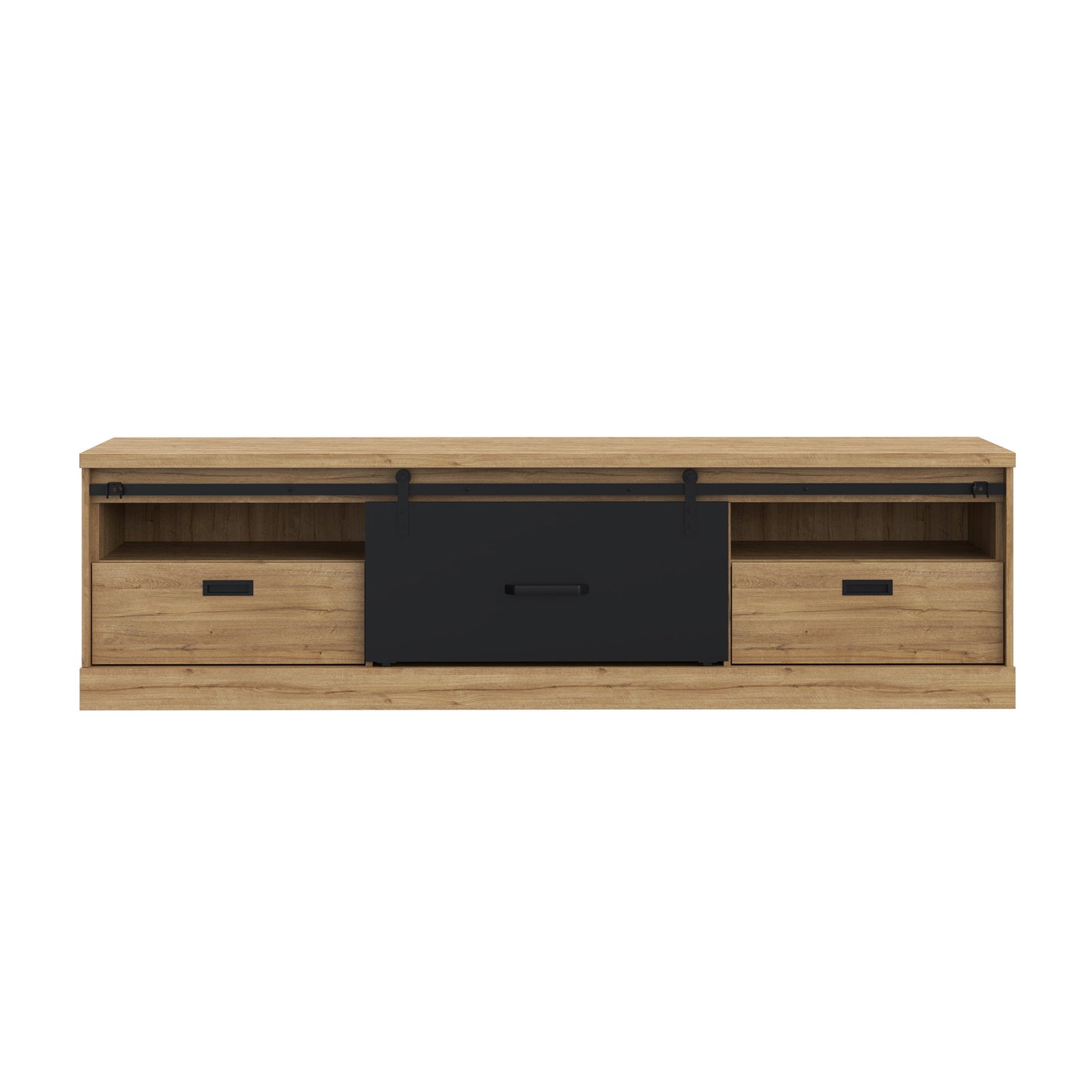 KASZIMIRO TV UNIT 2 TIROIRS 2 NICHES