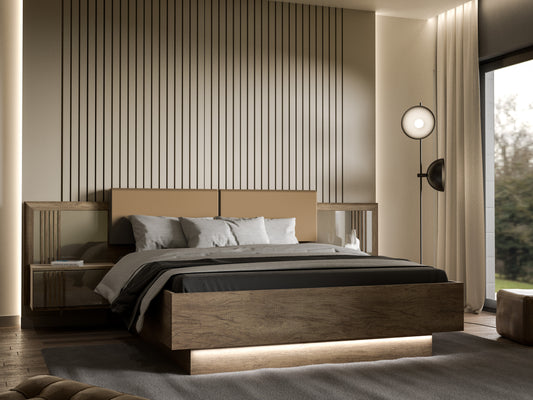 SAVONA LIT QUEEN SIZE AVEC 2 TIROIRS