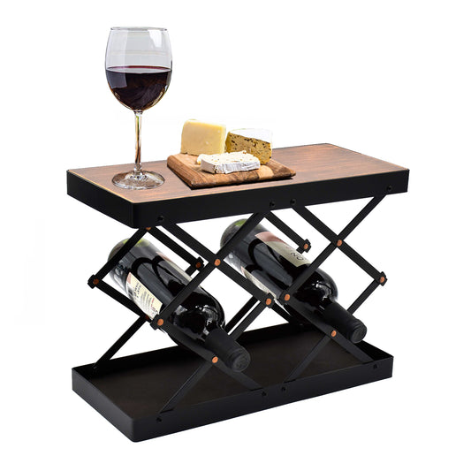 MODULAR 4-6 IRON & MDF WINE RACK