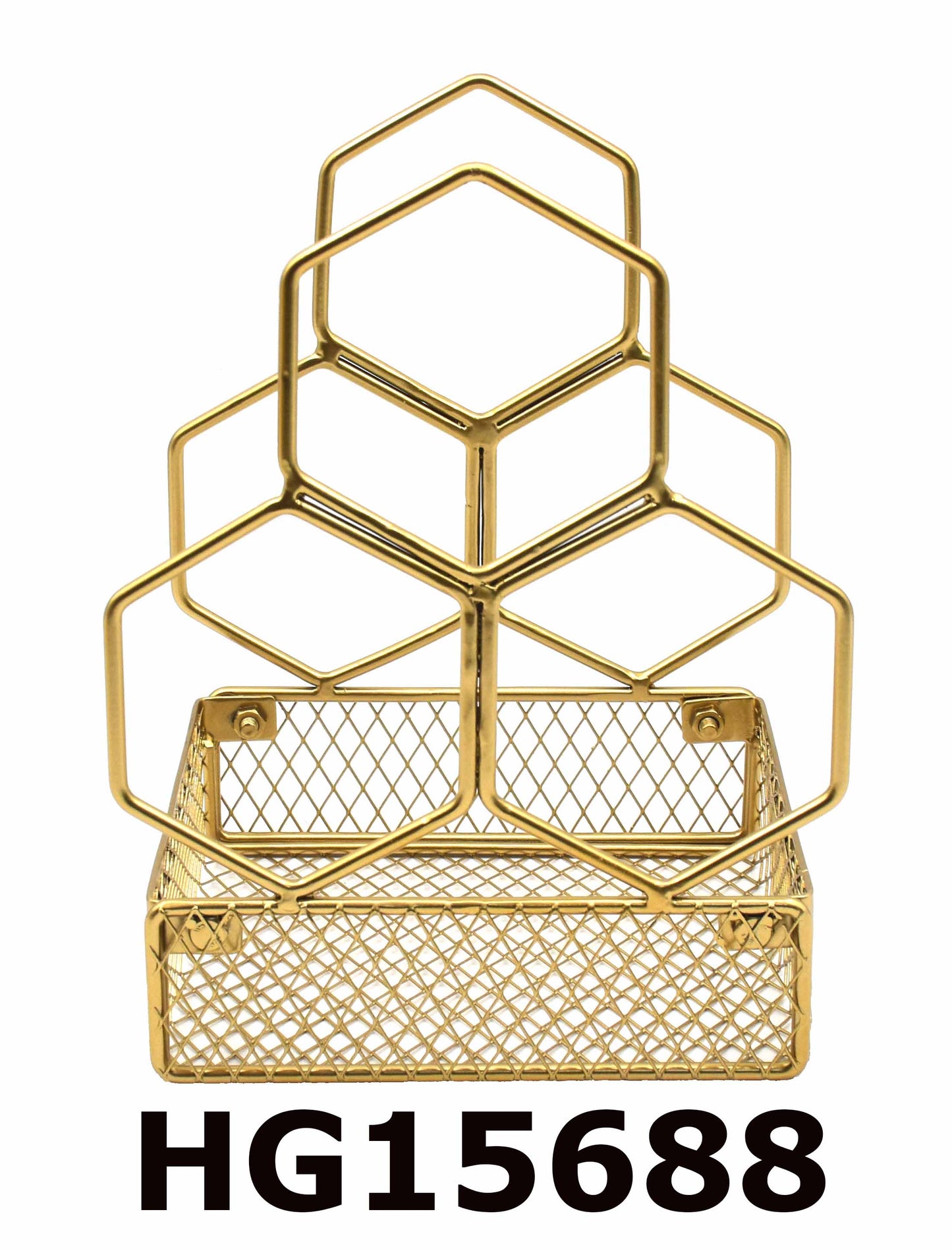 HEXA IRON WINE RACK FOR 3 BOTTLES
