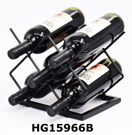 QUADRI IRON WINE RACK FOR 5 BOTTLES
