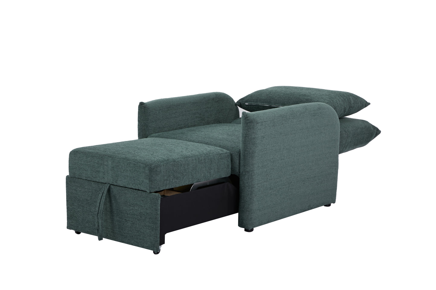 PULL OUT CHAIR DARK GREEN