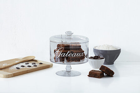 BOCAL GATEAUX VERRE 1,8L