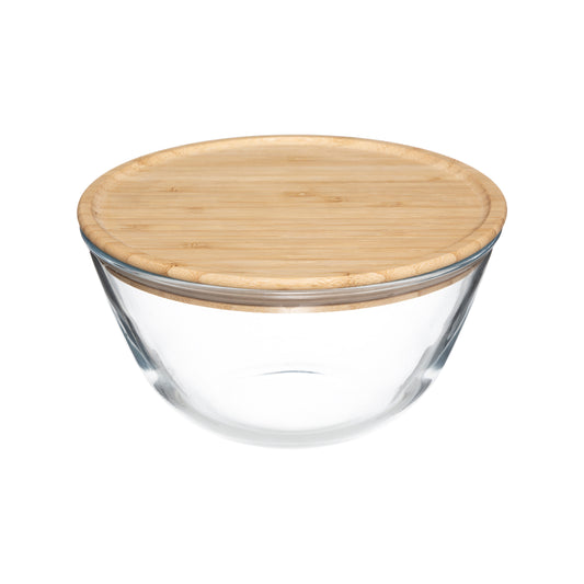 SALADIER VERRE + COUVERCLE 5FIVE BAMBOO