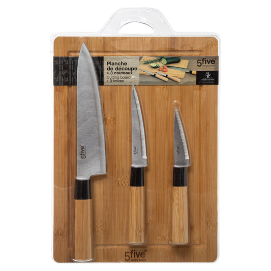 LOT DE DECOUPE 3 COUTEAUX 5FIVE