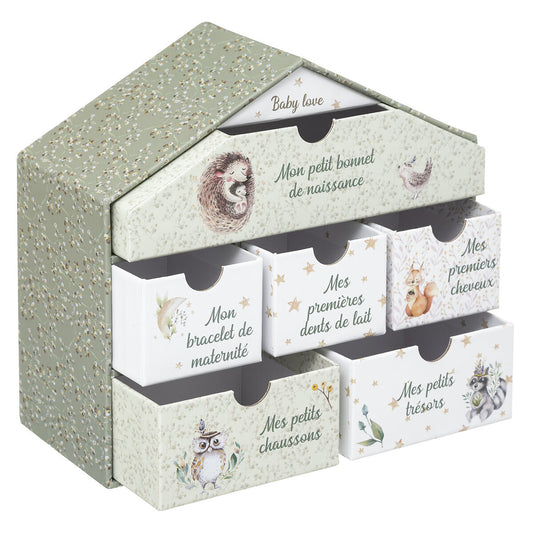 COFFRET SOUVENIR EN FORME DE MAISON ATMOSPHERA