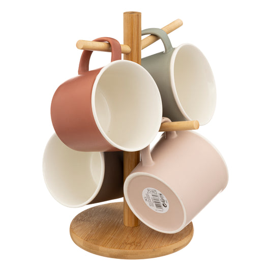 RACK 4 MUGS M NATURE