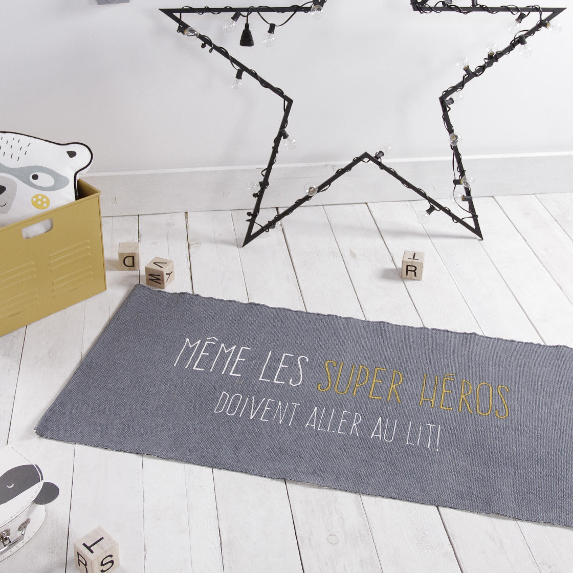 TAPIS BOY GRIS