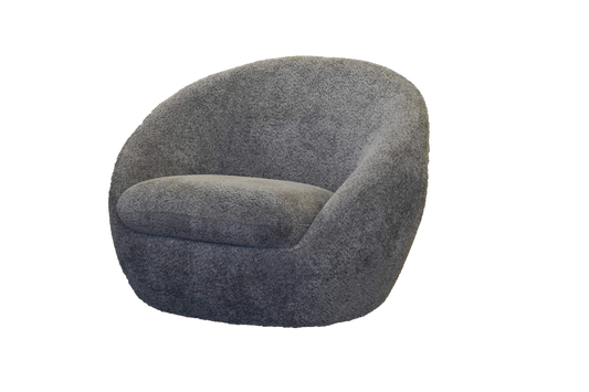 BOGOTA FAUTEUIL PIVOTANT DARK GREY
