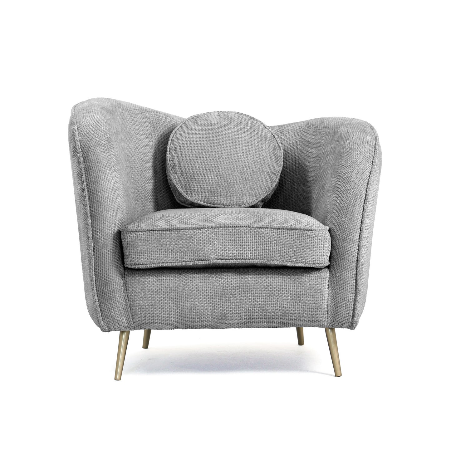 LUNA CHAIR WITH 1 CUSHION GREY