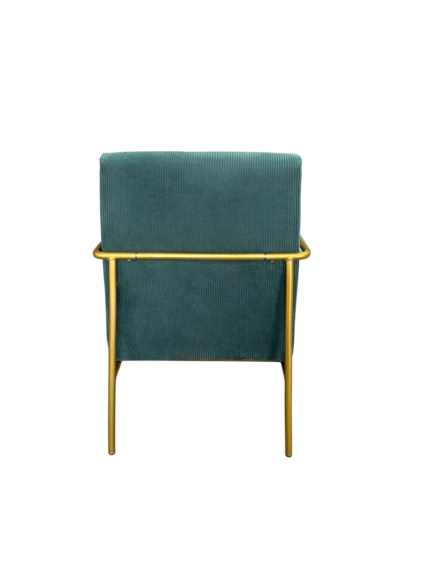 GOLDEN METAL ARMCHAIR GREEN