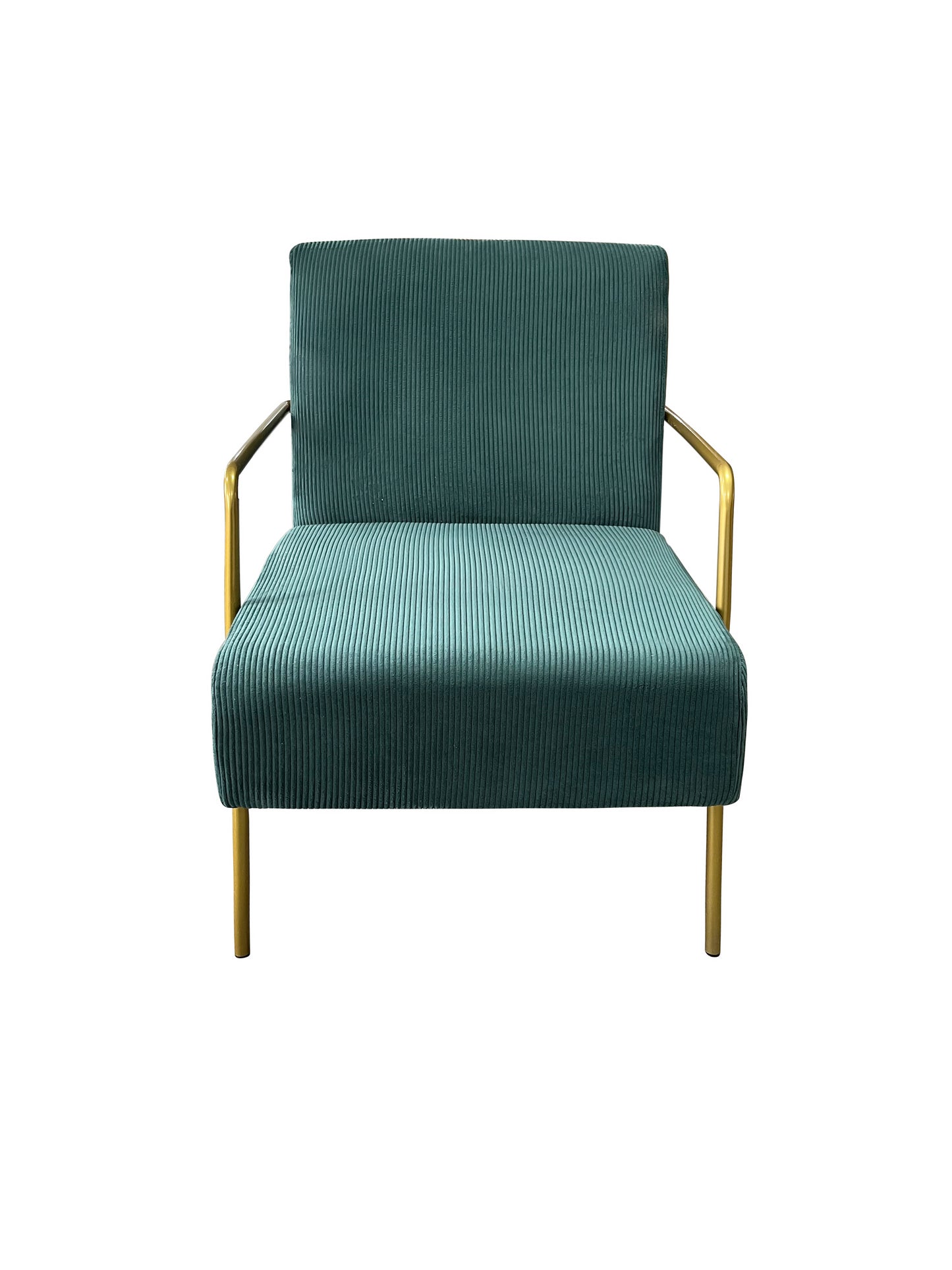 GOLDEN METAL ARMCHAIR GREEN