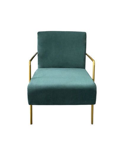 GOLDEN METAL ARMCHAIR GREEN