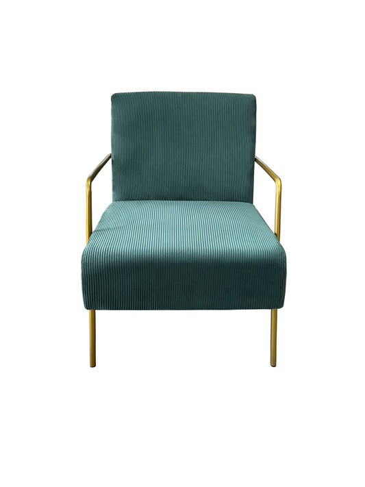 GOLDEN METAL ARMCHAIR GREEN
