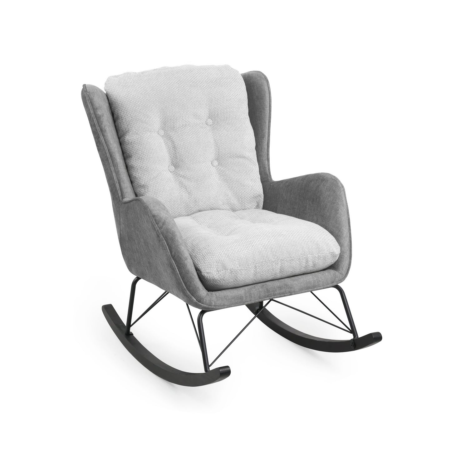 MAUSTIN ROCKING CHAIR LIGHT GREY