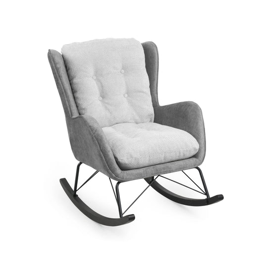 MAUSTIN ROCKING CHAIR LIGHT GREY