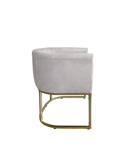 MAGNOLIA CAMPAGNE GOLDEN LEG CHAIR