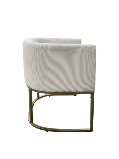 MAGNOLIA CAMPAGNE GOLDEN LEG CHAIR